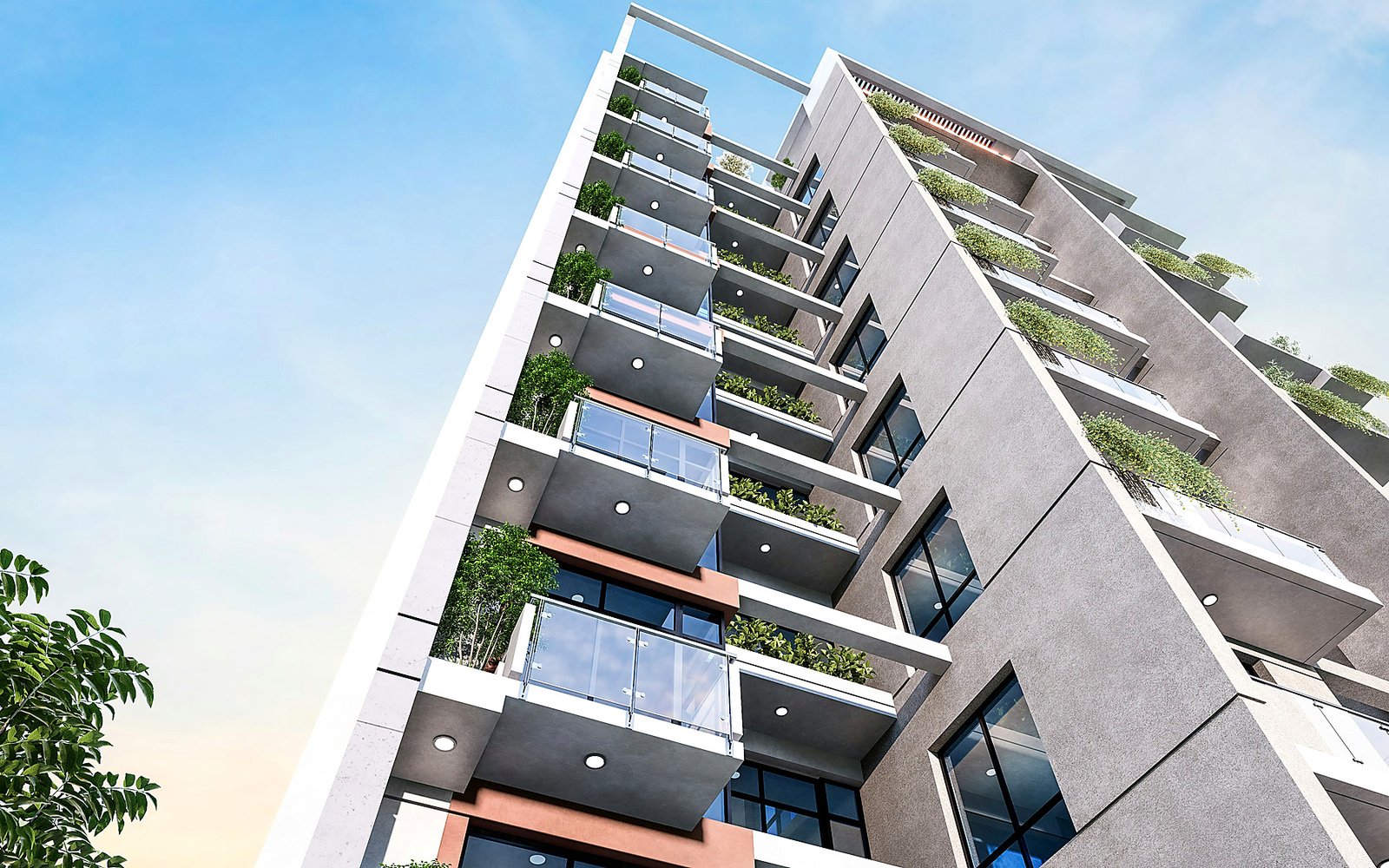 Modern residential building